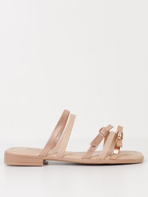 Rasteira Laço Juvenil Para Menina - ROSE