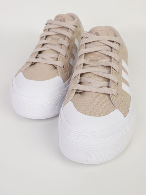 Tênis Casual Bravada Platform Adidas Feminino AREIA/BRANCO
