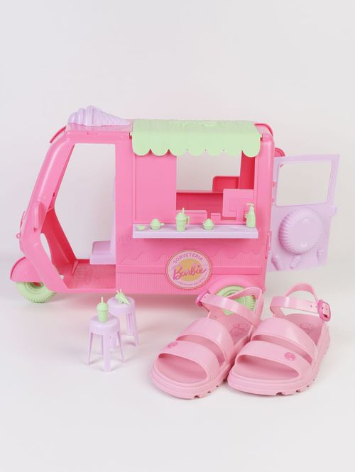 Sandália Barbie Grendene Juvenil Para Menina - ROSA CLARO