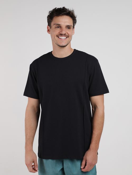 Camiseta Manga Curta Vels Masculina PRETO