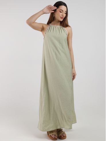 Vestido Longo Buzios Eagle Rock Feminino VERDE
