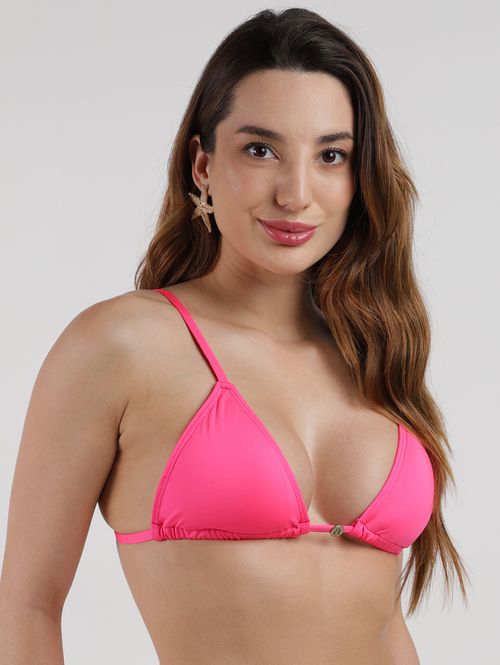 Biquíni Top Cotininha Bojo Removível Feminino PINK