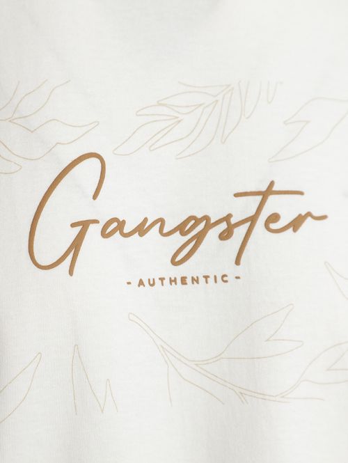 Camiseta Estampda Gangster Masculina OFF WHITE