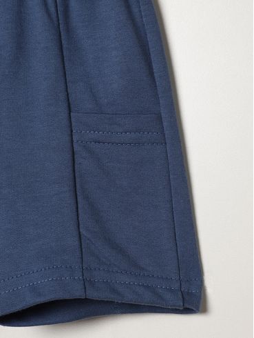 Conjunto Curto Infantil Para Bebê - AZUL