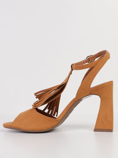 Sandália Franjas Quiz Feminina CARAMELO