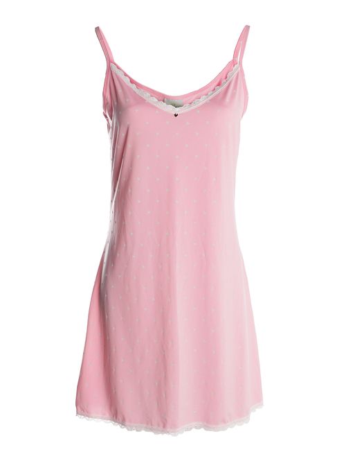 Camisola Liganete Com Renda Feminina ROSA