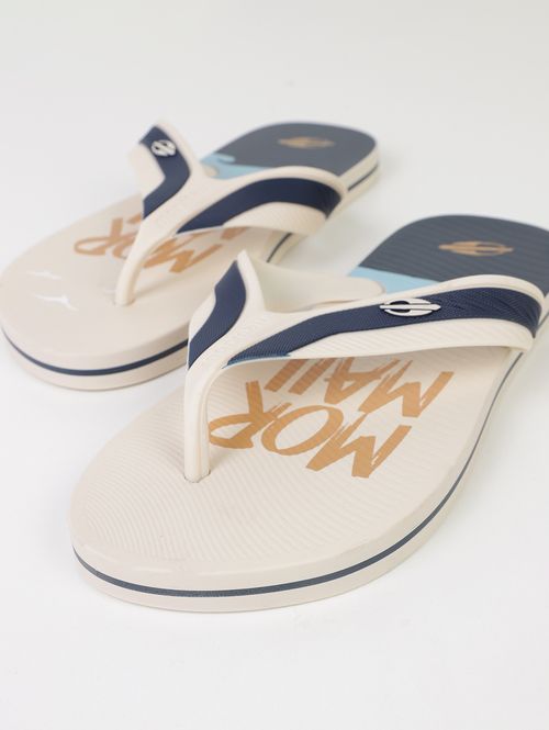 Chinelo Neocycle III Mormaii Masculino BEGE/AZUL/BEGE