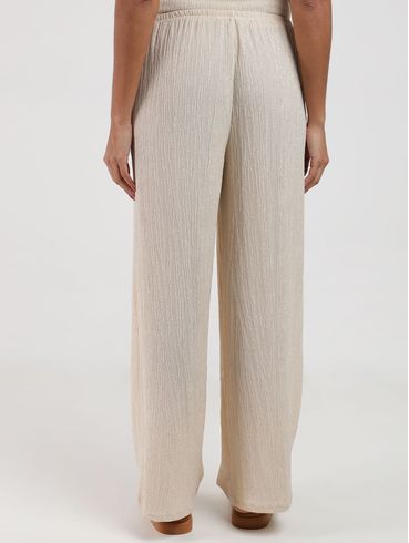 Calça Malha Pantalona Autentique Feminina AREIA