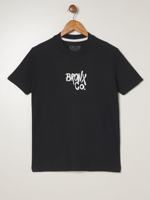 Camiseta Oversized Juvenil Para Menino - PRETO