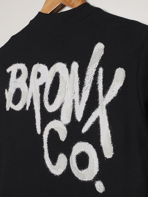 Camiseta Oversized Juvenil Para Menino - PRETO