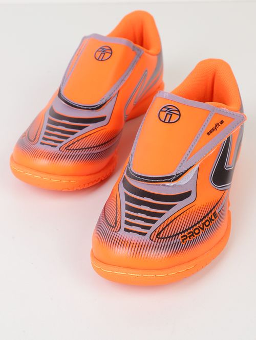Chuteira Futsal Provoke III Topper Infantil LARANJA/CINZA