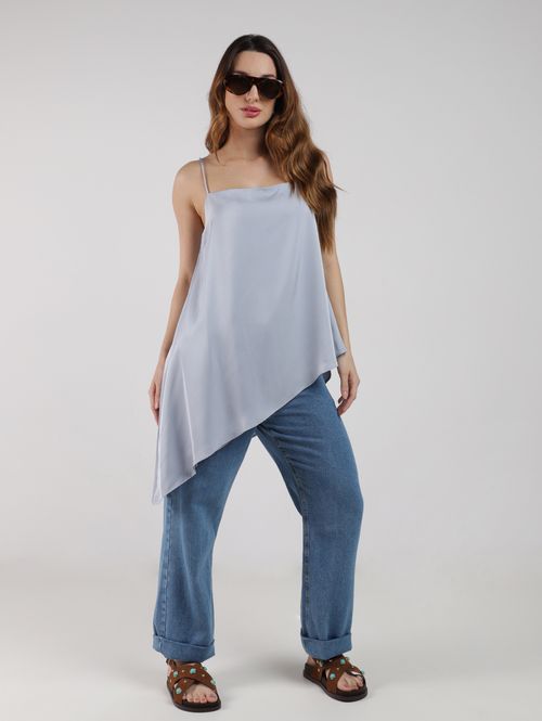 Calça Jeans Reta Autentique Feminina AZUL