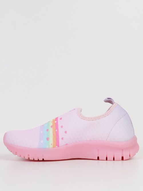 Tênis Flex Unicórnio Kidy Infantil Para Menina- ROSA