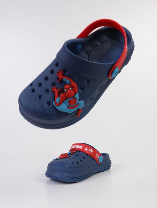 Babuche Homem Aranha Infantil Para Menino - MARINHO/VERMELHO