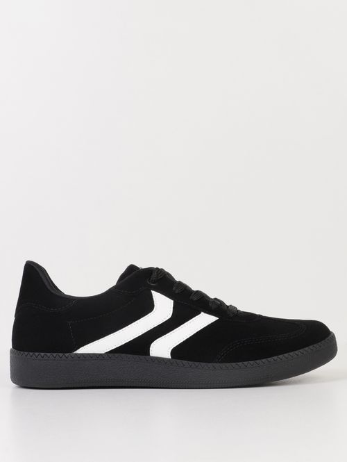 Tênis Casual Quiz Feminino PRETO/BRANCO
