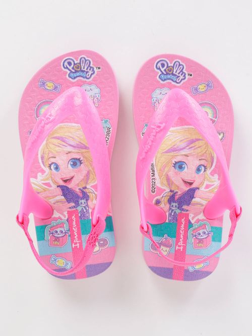 Chinelo Ipanema Polly Infantil Para Bebê Menina - Rosa