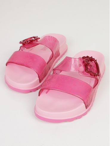 Chinelo Hello Kitty Grendene Juvenil Para Menina- ROSA CLARO/ROSA