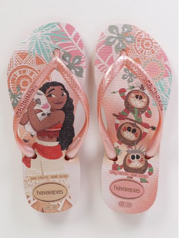 Chinelo Princess Havaianas Juvenil Para Menina - ROSE