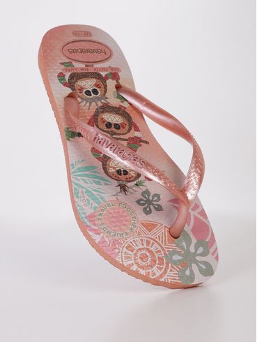 Chinelo Princess Havaianas Juvenil Para Menina - ROSE