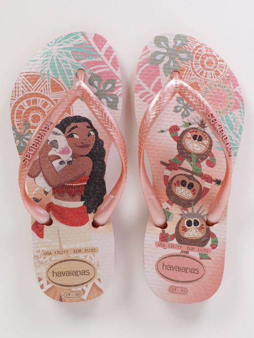 Chinelo Princess Havaianas Juvenil Para Menina - ROSE