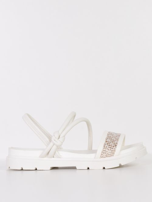 Sandália Infantil Para Menina- OFF WHITE