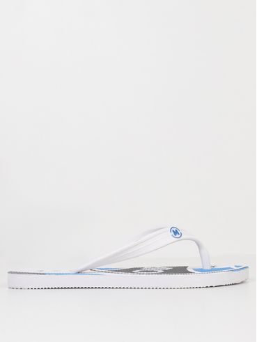 Chinelo Grêmio Molekinho Juvenil Para Menino- BRANCO/AZUL