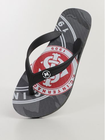 Chinelo Inter Molekinho Juvenil Para Menino- PRETO/BRANCO