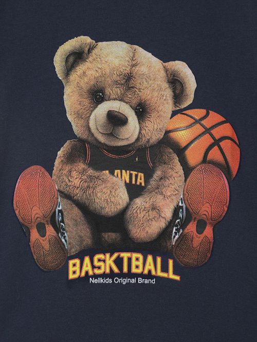 Camiseta Manga Curta Infantil Para Menino - MARINHO