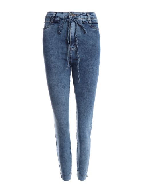 Calça Cropped Sawary Feminina AZUL