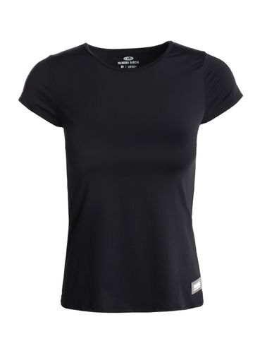 Blusa Dry Fit Poliamida Manga Curta Feminina PRETO