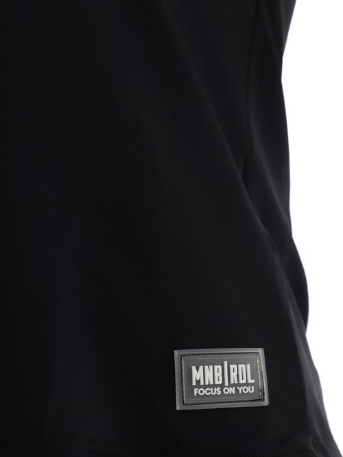 Blusa Dry Fit Poliamida Manga Curta Feminina PRETO