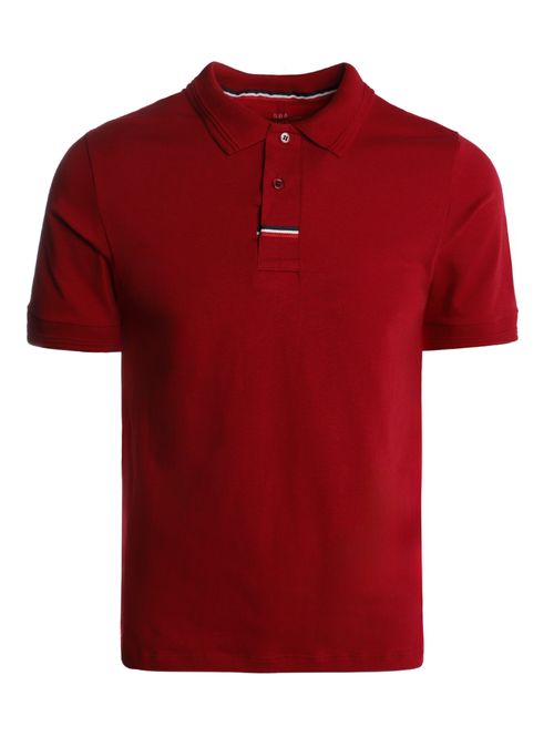 Polo Manga Curta Masculina VERMELHO