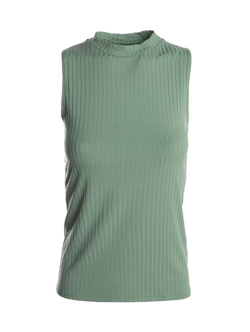 Blusa Regata Canelada Autentique Feminina VERDE