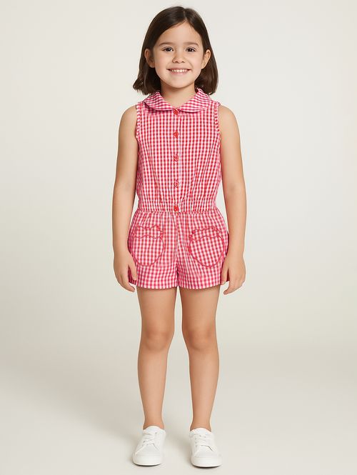 Conjunto Curto Kid+ Infantil Para Menina - VERMELHO