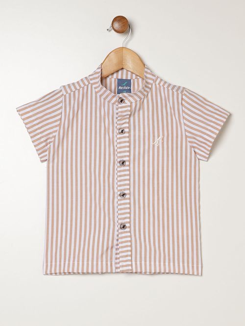 Conjunto Curto Infantil Para Menino - BEGE