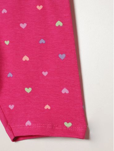 Conjunto Curto Cotton Infantil Para Menina - VERDE