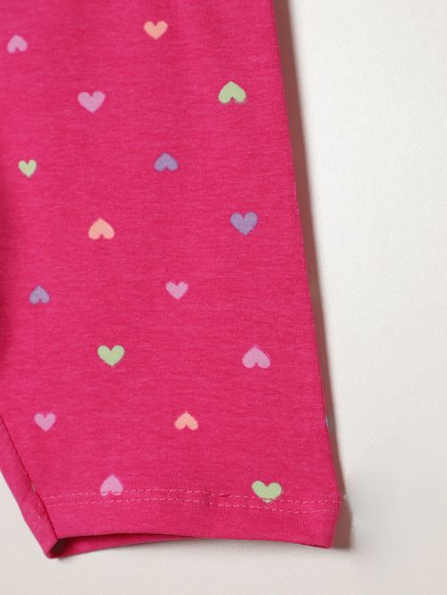 Conjunto Curto Cotton Infantil Para Menina - VERDE