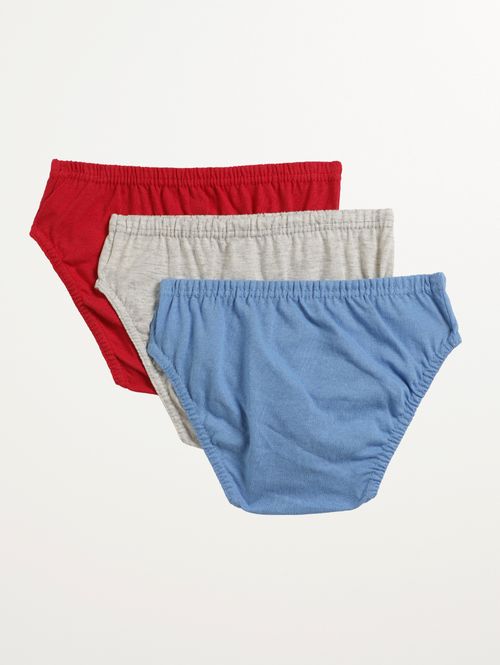 Kit 03 Cuecas Homem Aranha Infantil Para Menino - AZUL/VERMELHO/MESCLA