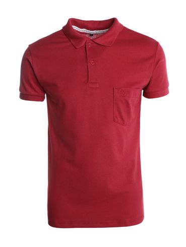 Polo Manga Curta Vilejack Masculina VINHO