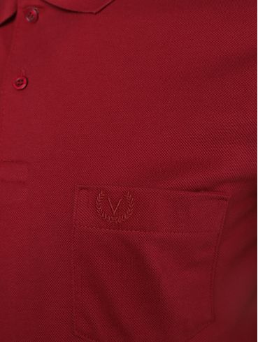 Polo Manga Curta Vilejack Masculina VINHO