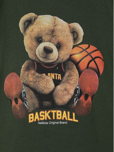 Camiseta Manga Curta Infantil Para Menino - VERDE