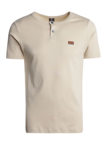 Camiseta Suede Manga Curta Masculina AREIA