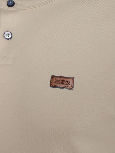 Camiseta Suede Manga Curta Masculina AREIA