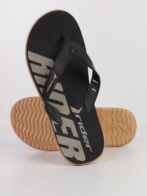 Chinelo RW II Rider Masculino BEGE/PRETO
