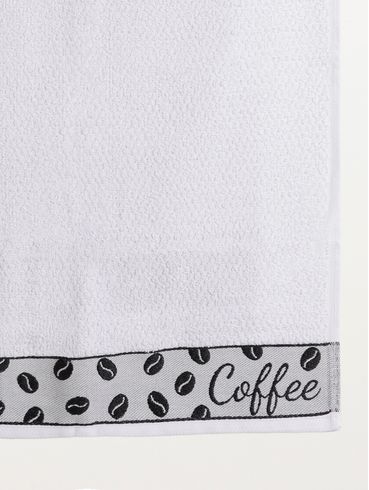 Pano de Copa Kit Do Chef Atlântica BRANCO/PRETO