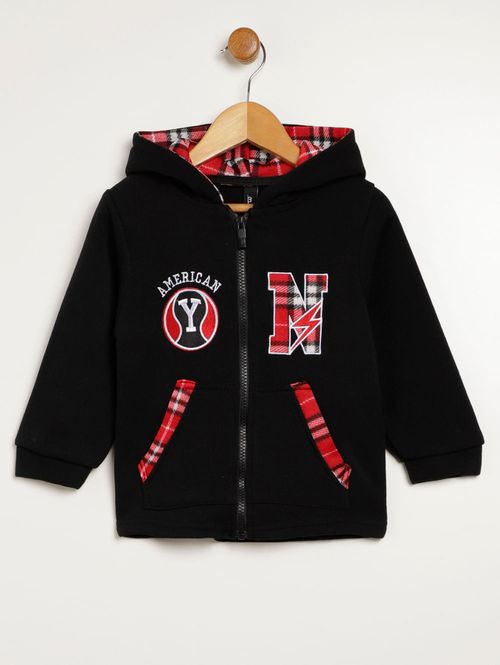 Conjunto Longo Infantil Para Menino - PRETO