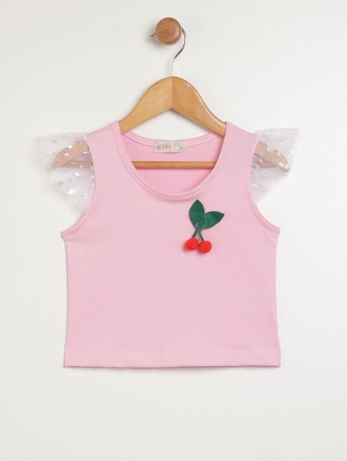 Conjunto Curto Infantil Para Menina - ROSA