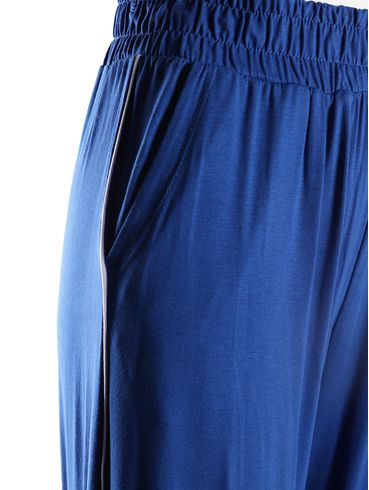 Calça Wide Leg Autentique Feminina AZUL/AZUL/BRANCO