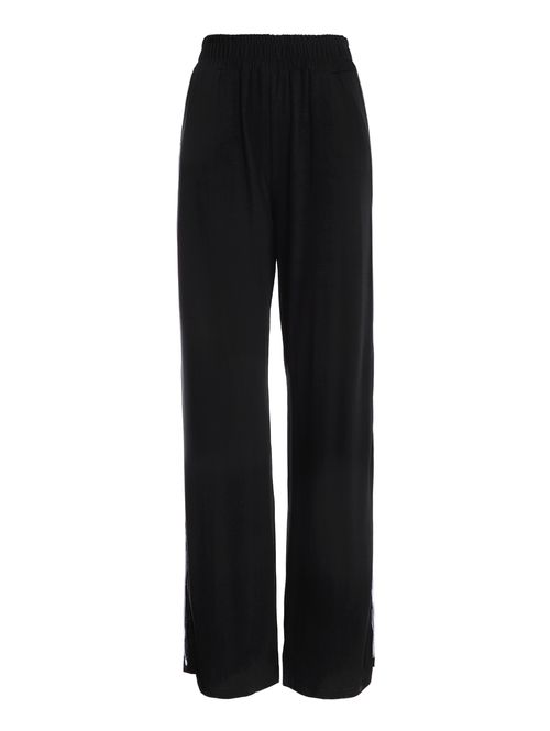 Calça Wide Leg Autentique Feminina PRETO/PRETO/BRANCO