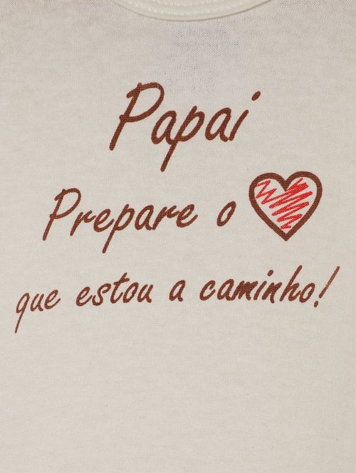 Body Infantil Para Bebê - OFF WHITE